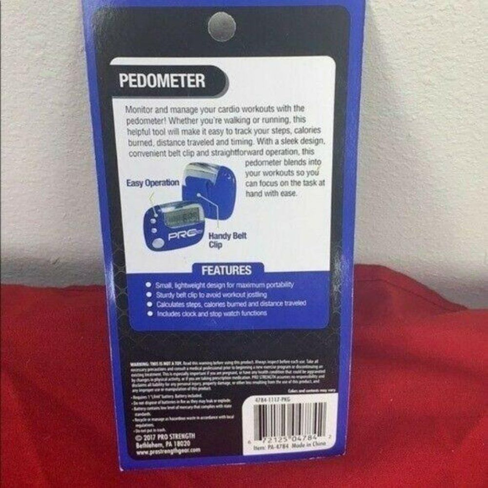 Pro Strength Health Cardio Pedometer step tracker - Picture 2 of 8